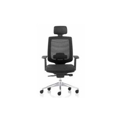 Silla FINISTERRE Negra con CABECERA