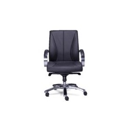 Sillón Ejecutivo en Piel/Silil Piel. Respaldo medio. IMRP-8001