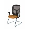 Sillón visitante en malla/tela Cr IMRE-1965